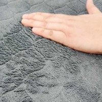 Conni Plush Top Bed Pad - Charcoal