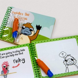 Puddles the Platypus Magic Water Book.