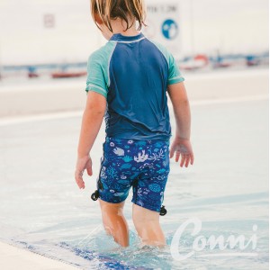 Kids Containment Swim Short - OCEAN BLUE **