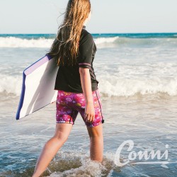 Kids Containment Swim Short - SUNSET PINK **
