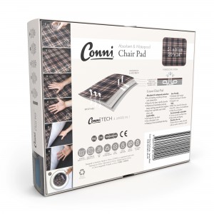 Conni Chair Pad Large - Charcoal