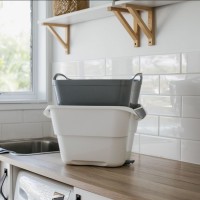 Strucket Mini - Soaker Bucket White/Aqua